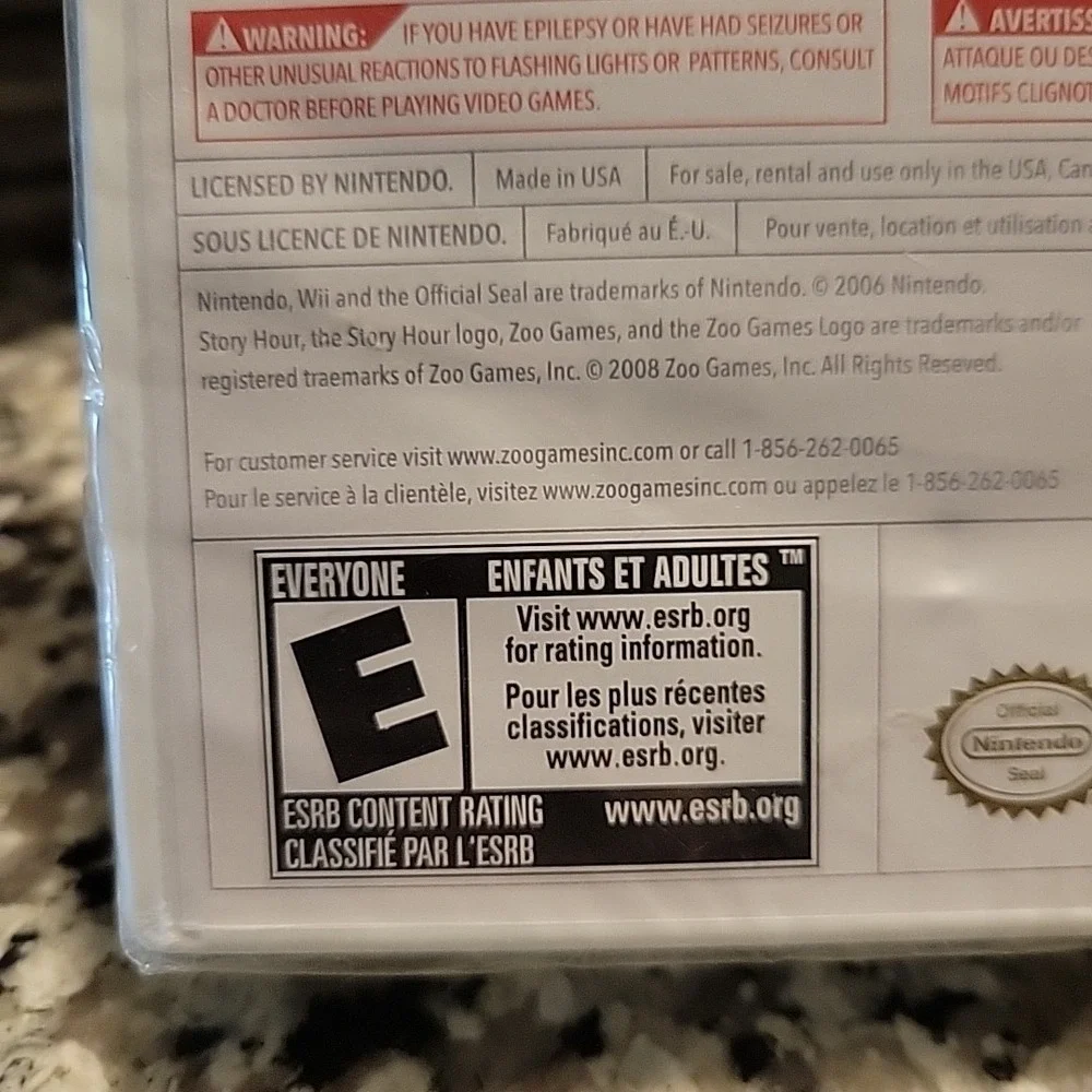 Story Hour: Fairy Tales (Nintendo Wii,‎ 2008) Complete